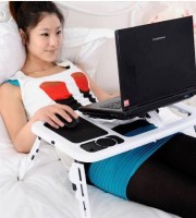 Multi-functional Laptop Table With Cooling Fan - 2572