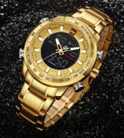 NAVIFORCE LED Digital Business Watch-9093 (golden)